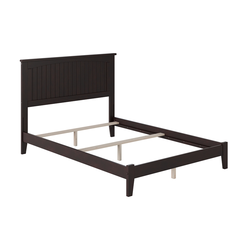 Nantucket Full Solid Wood Foundation Bed in Espresso