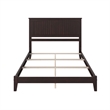 Nantucket Queen Solid Wood Foundation Bed in Espresso
