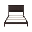 Nantucket King Solid Wood Foundation Bed in Espresso