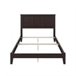 Madison Full Solid Wood Foundation Bed in Espresso