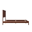 Madison Full Solid Wood Foundation Bed in Walnut