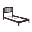 Richmond Twin Solid Wood Foundation Bed in Espresso