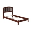 Richmond Twin Solid Wood Foundation Bed in Walnut