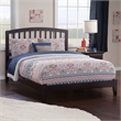 Richmond Full Solid Wood Foundation Bed in Espresso