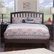 Richmond Full Solid Wood Foundation Bed in Espresso