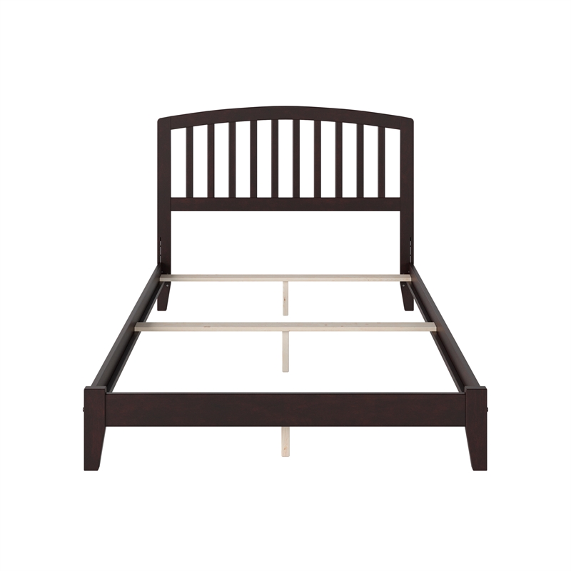 Richmond Full Solid Wood Foundation Bed in Espresso