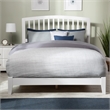 Richmond Full Solid Wood Foundation Bed in White