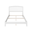 Richmond Full Solid Wood Foundation Bed in White
