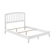Richmond Full Solid Wood Foundation Bed in White