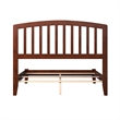 Richmond Full Solid Wood Foundation Bed in Walnut
