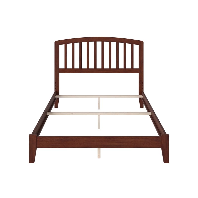 Richmond Full Solid Wood Foundation Bed in Walnut