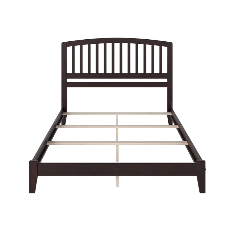Richmond Queen Solid Wood Foundation Bed in Espresso
