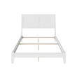 Portland Full Solid Wood Foundation Bed in White