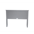 Nantucket Full Wood Panel Headboard in Grey