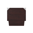 Nantucket Twin Wood Murphy Bed Chest w Mattress and Built-in Charger in Espresso