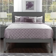 Nantucket Queen Solid Wood Platform Bed in Grey