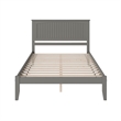Nantucket Queen Solid Wood Platform Bed in Grey