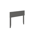 Orlando Twin Modern Wood Panel Headboard in Grey