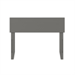 Orlando Twin Modern Wood Panel Headboard in Grey