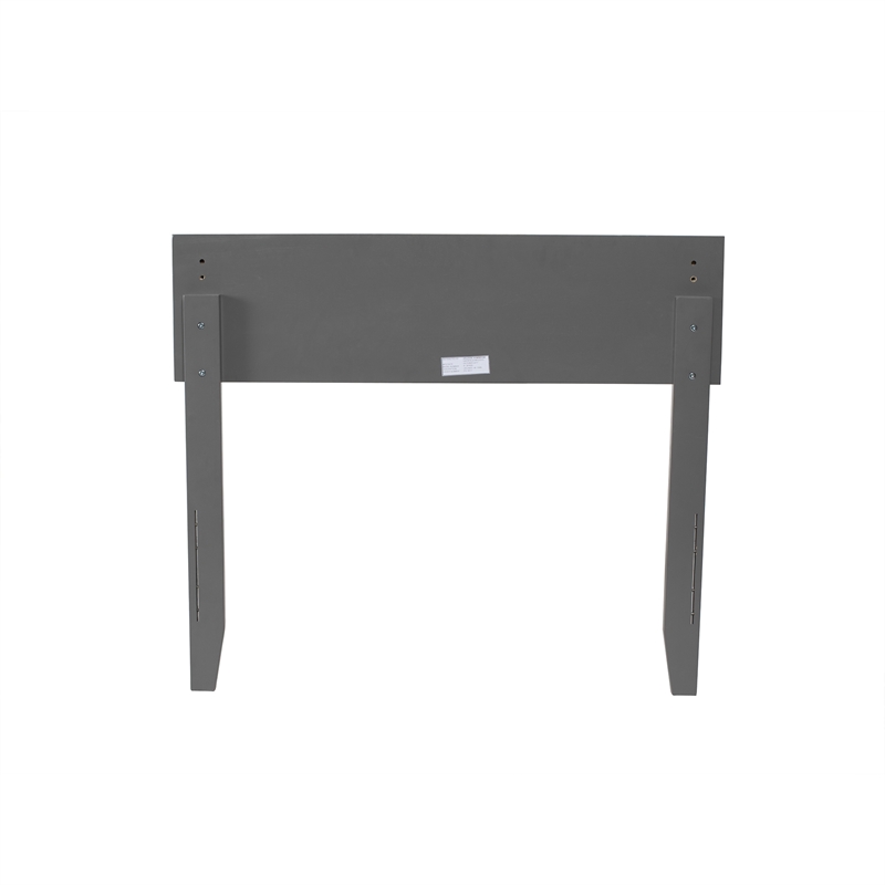 Orlando Twin Modern Wood Panel Headboard in Grey