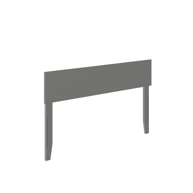 Orlando Full Modern Wood Panel Headboard in Grey