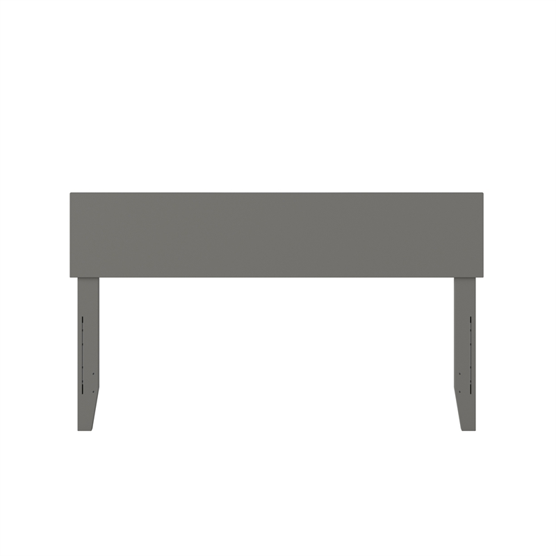 Orlando Full Modern Wood Panel Headboard in Grey