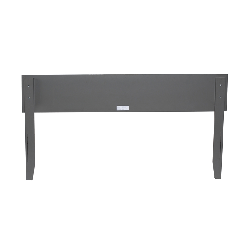 Orlando Full Modern Wood Panel Headboard in Grey