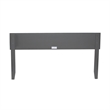 Orlando Full Modern Wood Panel Headboard in Grey