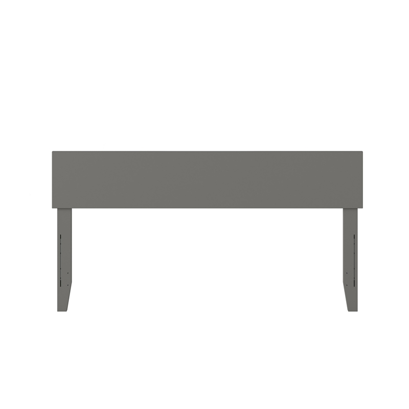 Orlando King Modern Wood Panel Headboard in Grey
