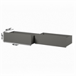 AFI Urban Solid Wood Twin XL / Queen / King Bed Drawer in Gray (Set of 2)