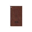 AFI Southampton Queen Solid Wood Murphy Bed Chest with Mattress in Walnut