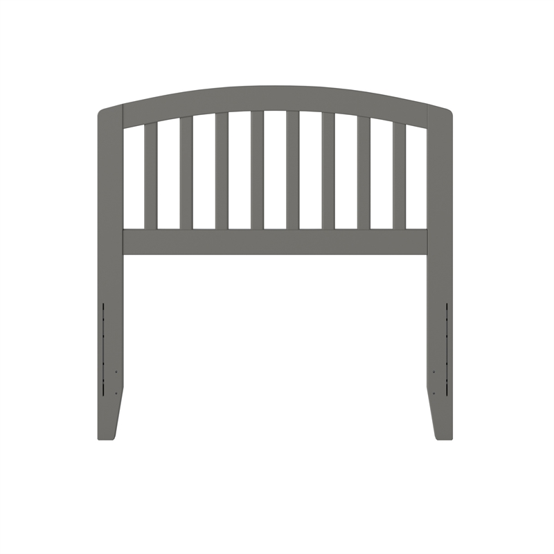 Richmond Twin Wood Headboard in Grey