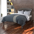 Richmond Full Solid Wood Platform Bed in Grey