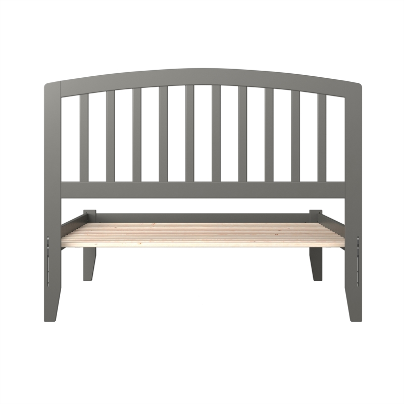 Richmond Full Solid Wood Platform Bed in Grey