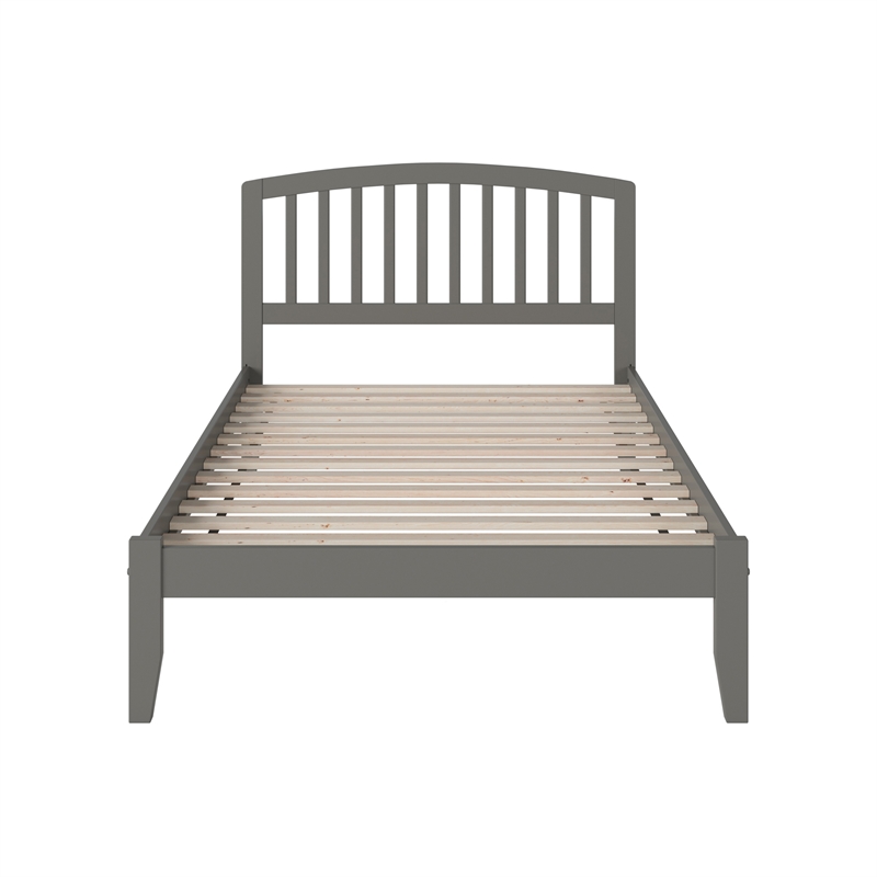 Richmond Full Solid Wood Platform Bed in Grey