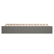 AFI Urban Full Size Solid Wood Mid-Century Modern Trundle in Gray