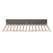 AFI Urban Full Size Solid Wood Mid-Century Modern Trundle in Gray