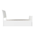 Portland Full Wood Platform Bed with Matching Footboard & Full Trundle in White