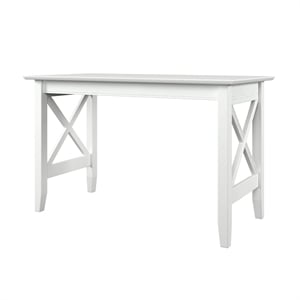 AFI Solid Wood Mid-Century Lexi Work Table with USB Charger in White