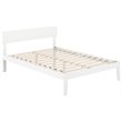 AFI Boston Solid Wood Full Size Modern Platform Bed in White