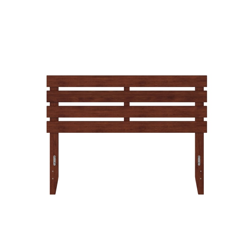 AFI Oxford Solid Wood Modern Full Size Headboard in Walnut