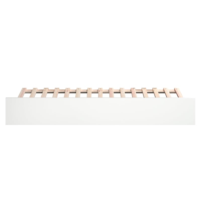 AFI Urban Twin XL Solid Wood Mid-Century Panel Trundle in White