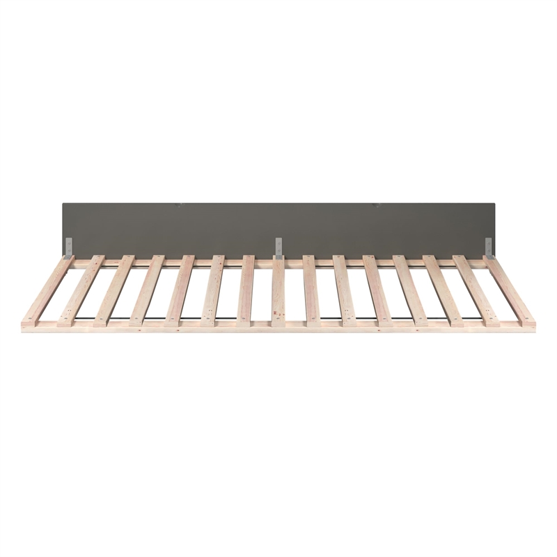 AFI Urban Twin Extra Long Solid Wood Mid-Century Trundle in Gray