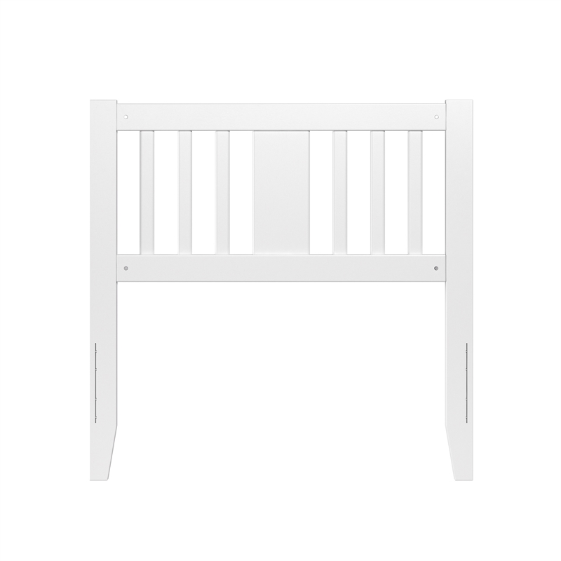 AFI Tahoe Slatted Wood Headboard Twin White