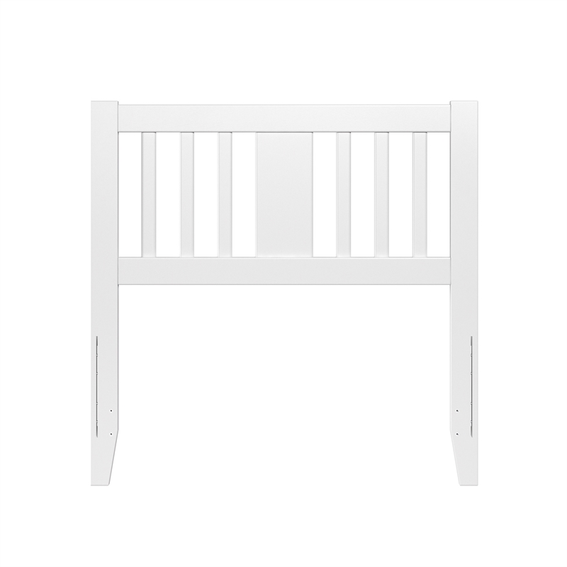 AFI Tahoe Slatted Wood Headboard Twin White