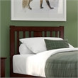 AFI Tahoe Slatted Wood Headboard Twin Walnut