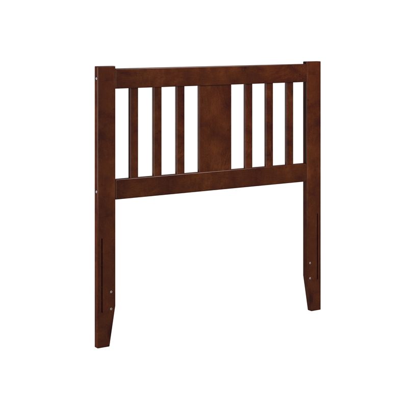 AFI Tahoe Slatted Wood Headboard Twin Walnut