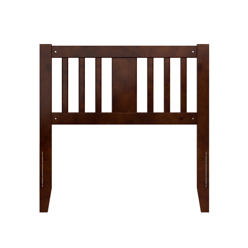 AFI Tahoe Slatted Wood Headboard Twin Walnut