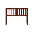AFI Tahoe Slatted Wood Headboard Full Walnut