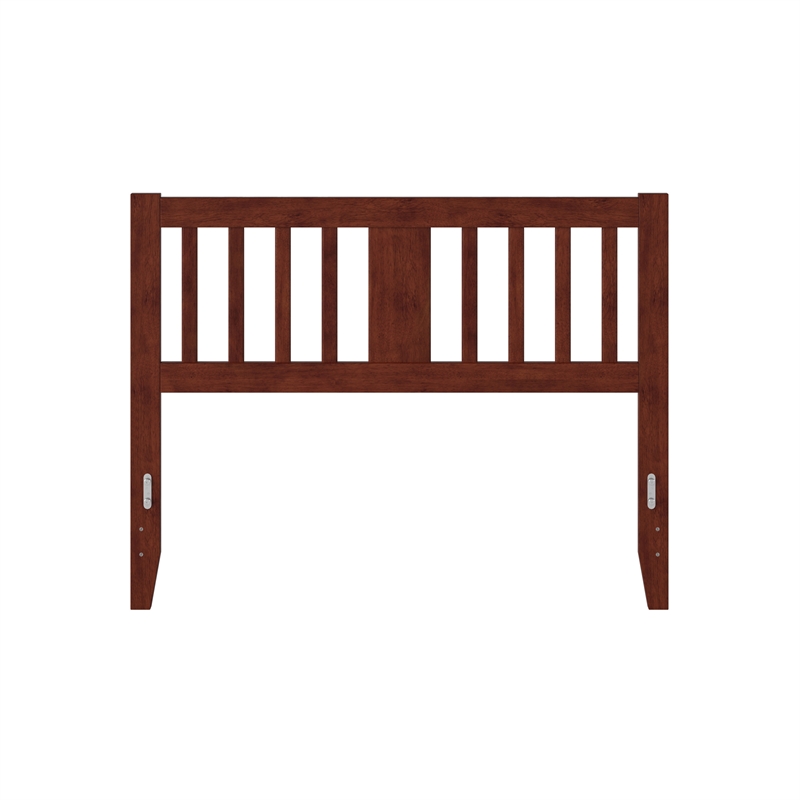 AFI Tahoe Slatted Wood Headboard Full Walnut